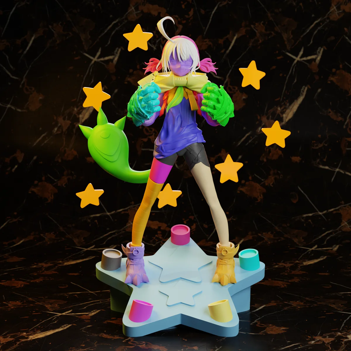 Gigi Murin | Fan Art | 3D Printed Resin Model Garage Kit | *Un-Painted* | Remy Sculpts 4