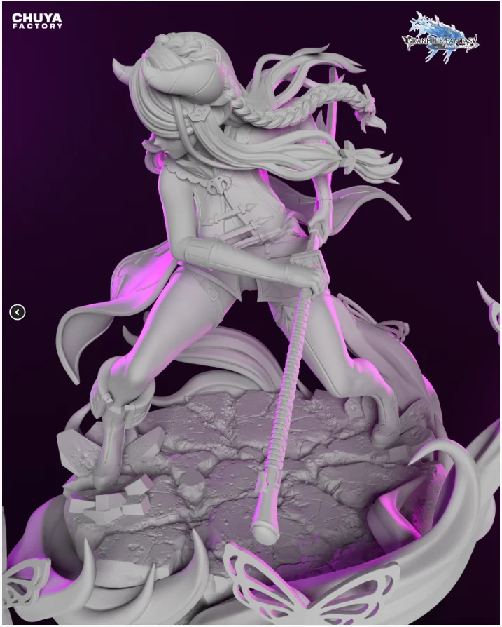 Narmaya | Fan Art | 3D Printed Resin Model Garage Kit | *Un-Painted* | Chuya Factory 14