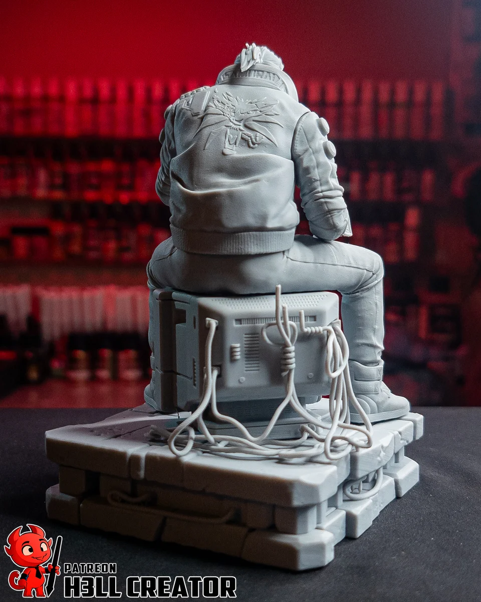 Geralt of Rivia | Fan Art | 3D Printed Resin Model Garage Kit | *Un-Painted* | H3LL Creator 10