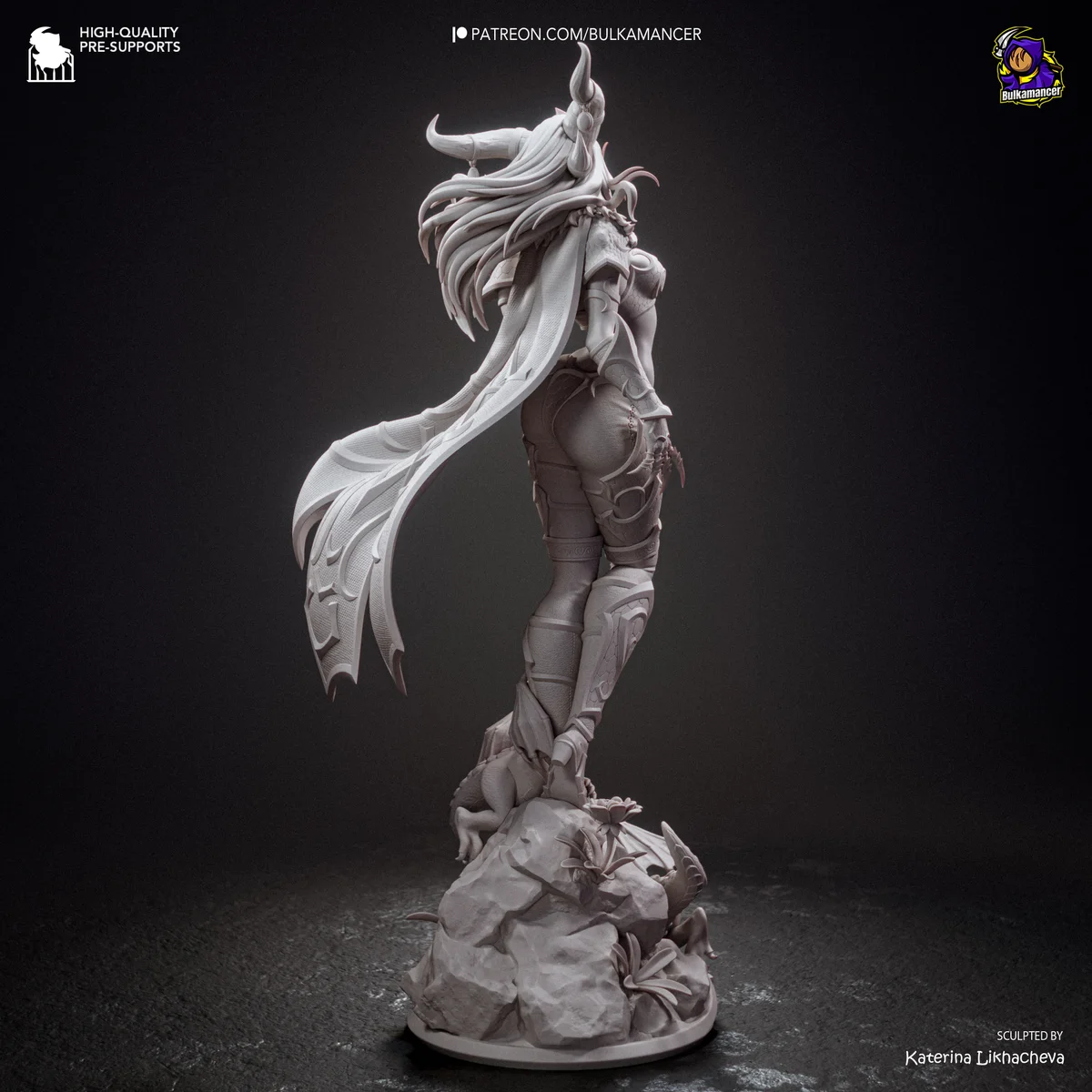 Alexstrasza | Fan Art | 3D Printed Resin Model Garage Kit | *Un-Painted* | Bulkamancer 10