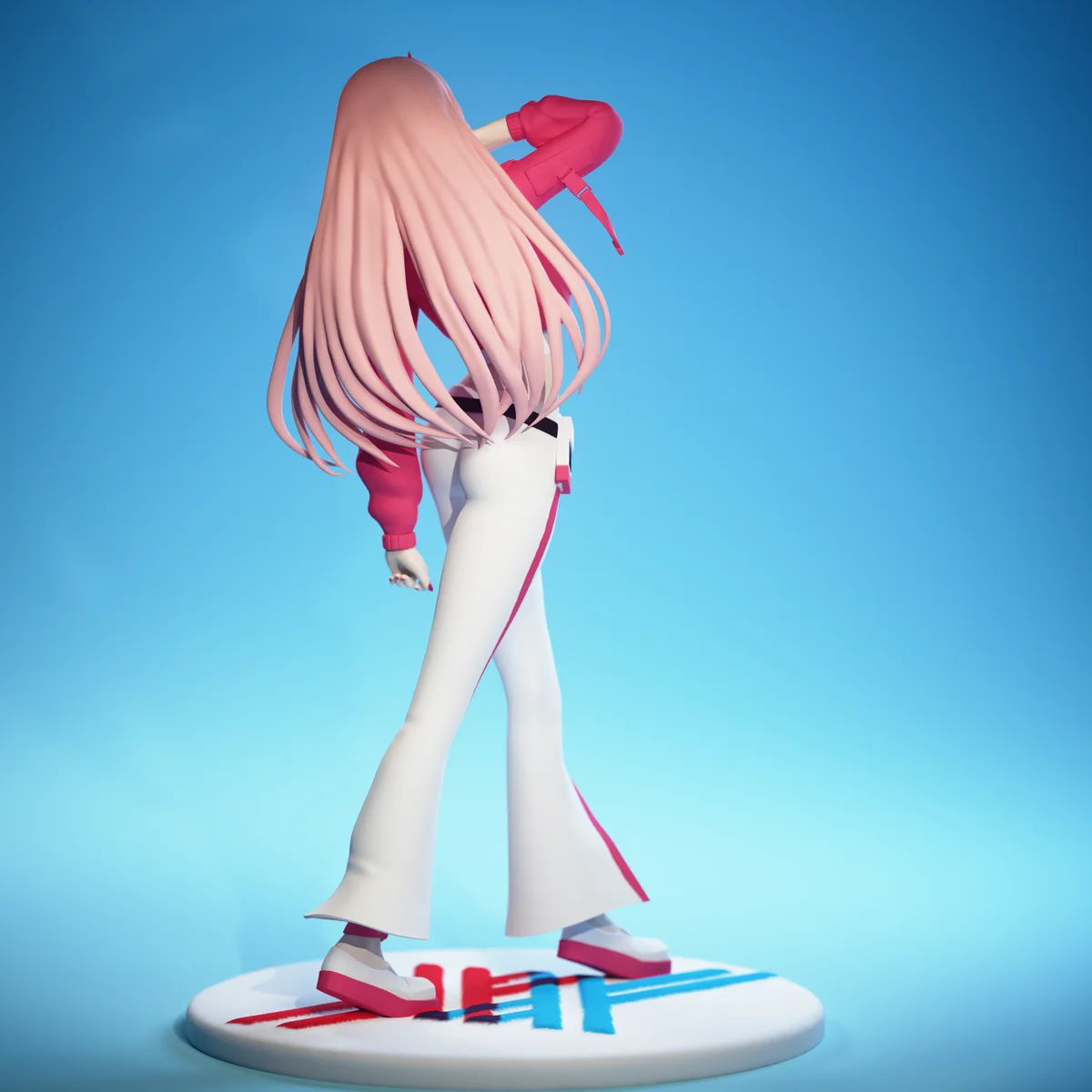 Zero Two - Street Wear | Fan Art | 3D Printed Resin Model Garage Kit | *Un-Painted* | EggmaStudios 4