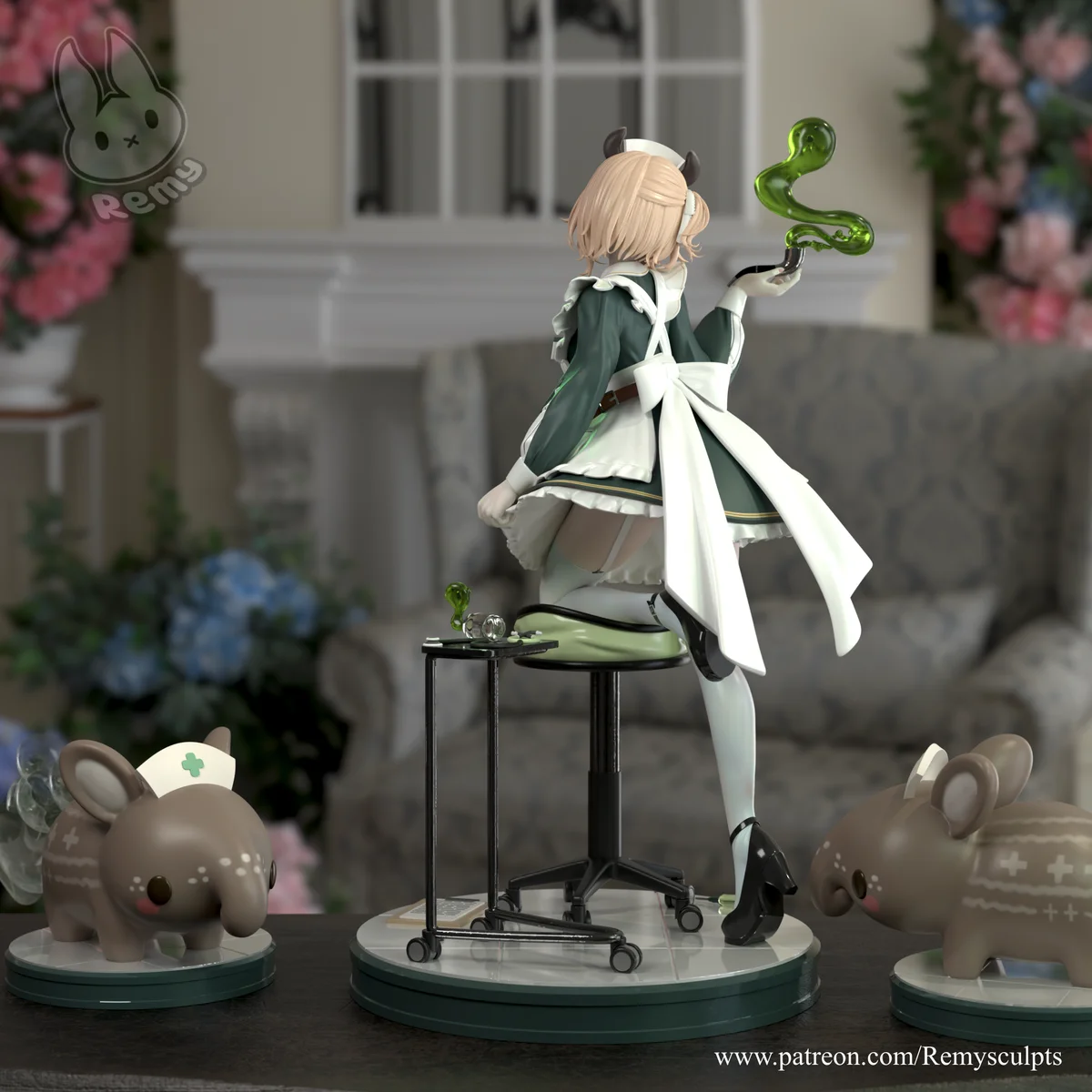 Nimi Nightmare | Fan Art | 3D Printed Resin Model Garage Kit | *Un-Painted* | Remy Sculpts 4