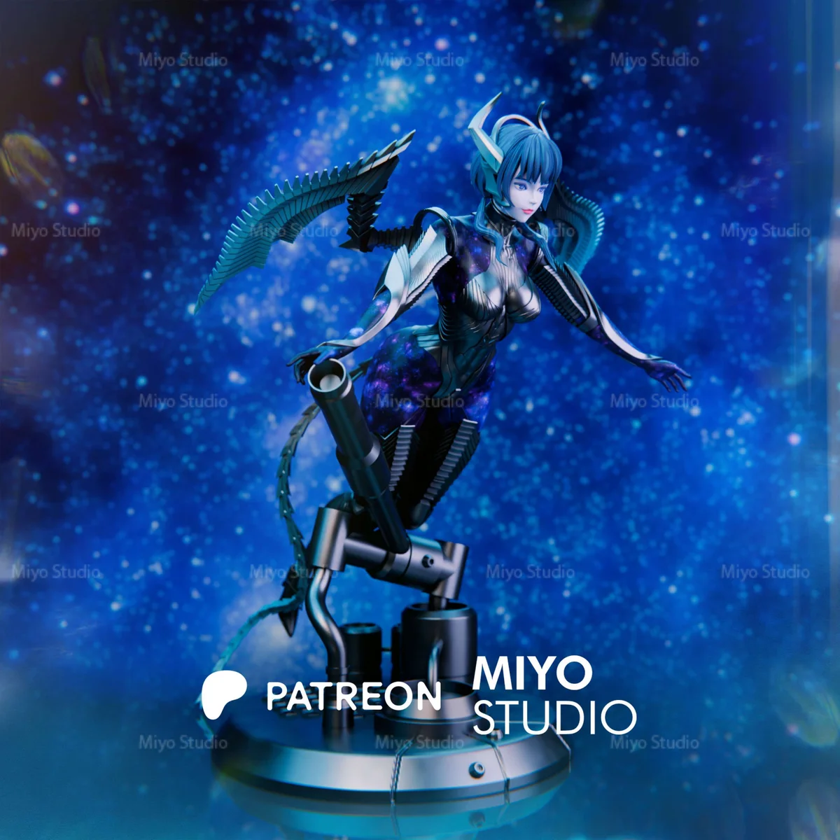 Babata | Fan Art | 3D Printed Resin Model Garage Kit | *Un-Painted* | MiyoStudio 4