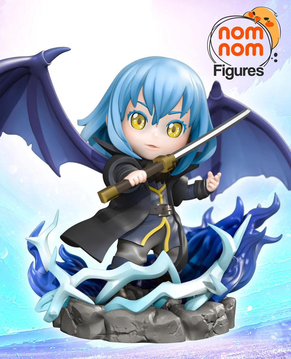 Chibi Rimuru | Fan Art | 3D Printed Resin Model Garage Kit | *Un-Painted* | Nomnom