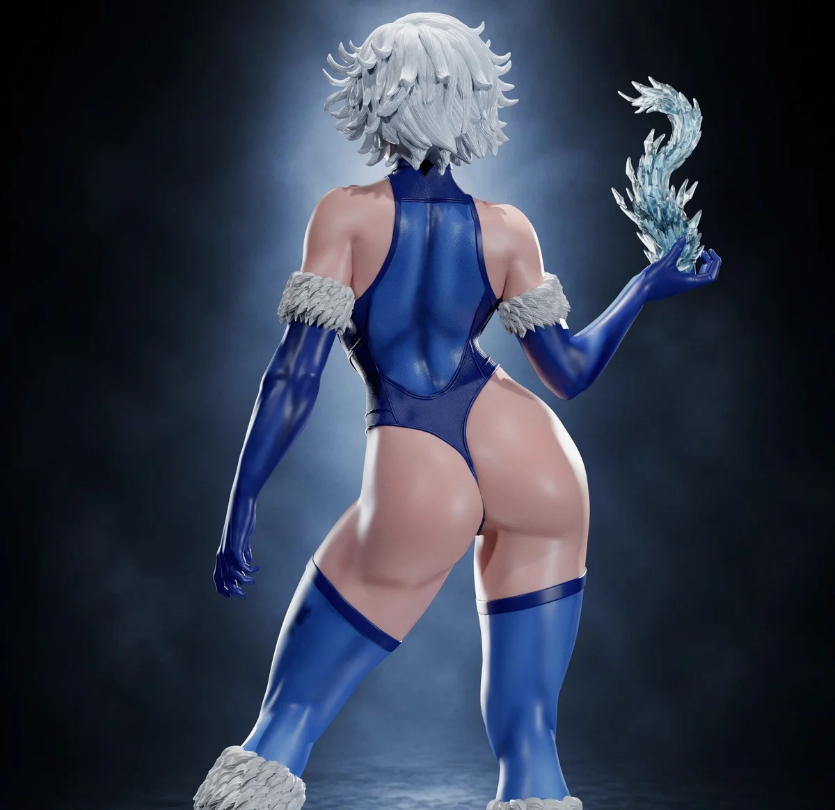 Killer Frost | Fan Art | 3D Printed Resin Model Garage Kit | *Un-Painted* | Abe3D 7