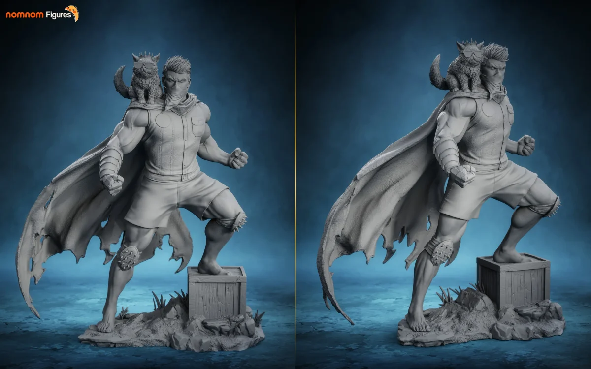 Carl | Fan Art | 3D Printed Resin Model Garage Kit | *Un-Painted* | Nomnom 7
