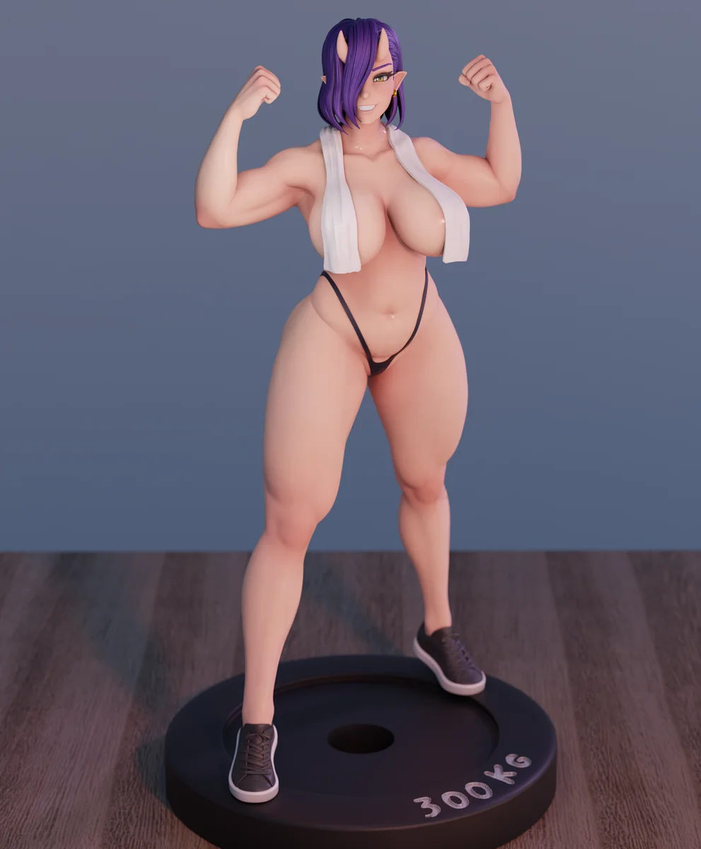 Oga | Fan Art | 3D Printed Resin Model Garage Kit | *Un-Painted* | Momoji 3