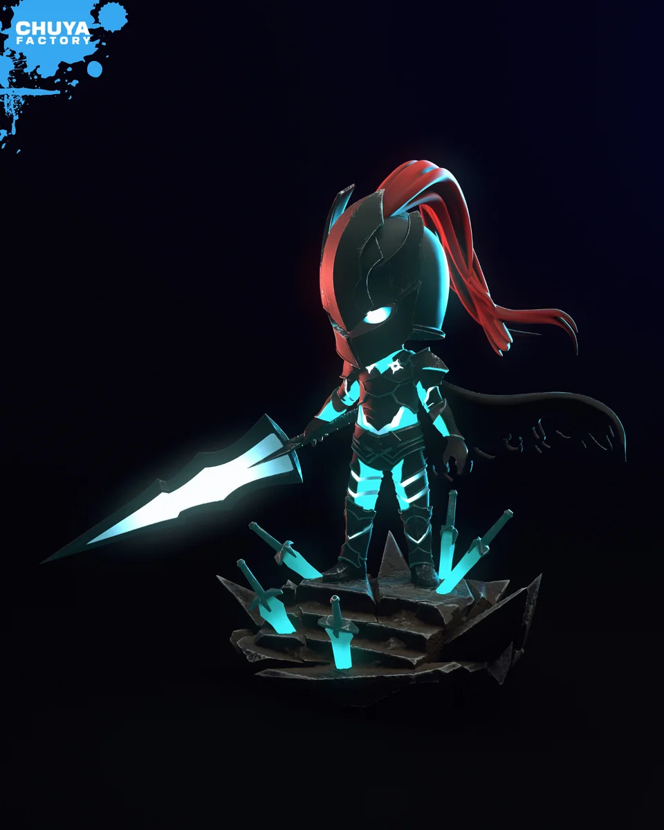 Chibi Igris | Fan Art | 3D Printed Resin Model Garage Kit | *Un-Painted* | Chuya Factory 3