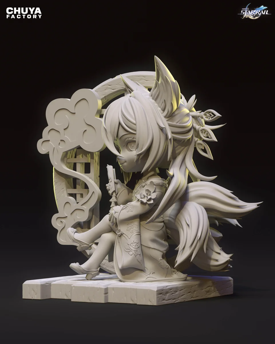 Chibi Tingyun | Fan Art | 3D Printed Resin Model Garage Kit | *Un-Painted* | Chuya Factory 10