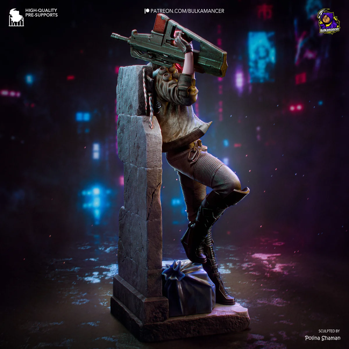Valerie | Fan Art | 3D Printed Resin Model Garage Kit | *Un-Painted* | Bulkamancer 7