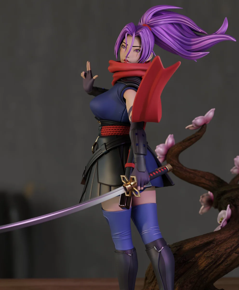 Psylock | Fan Art | 3D Printed Resin Model Garage Kit | *Un-Painted* | Momoji 3