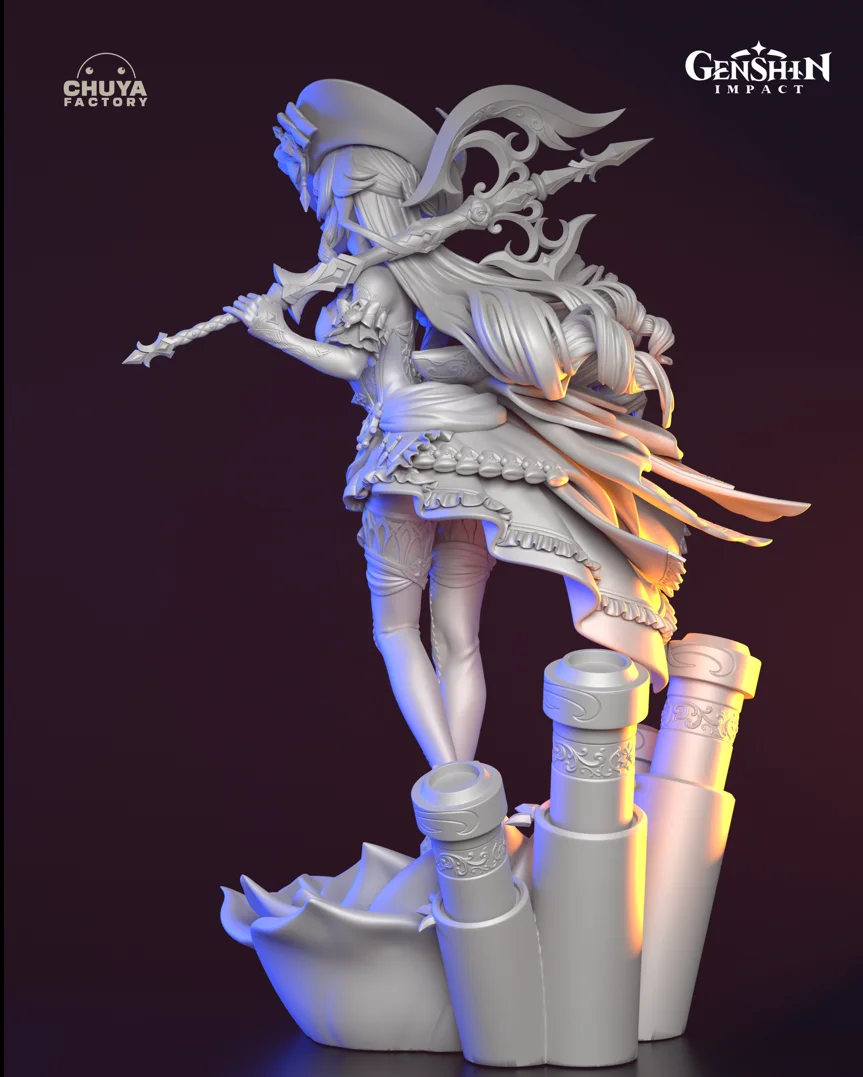 Navia Caspar | Fan Art | 3D Printed Resin Model Garage Kit | *Un-Painted* | Chuya Factory 21