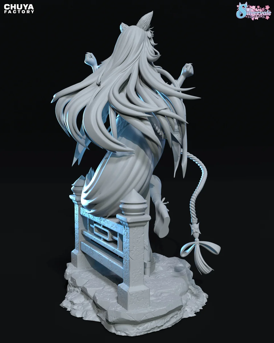 Silvervale | Fan Art | 3D Printed Resin Model Garage Kit | *Un-Painted* | Chuya Factory 15