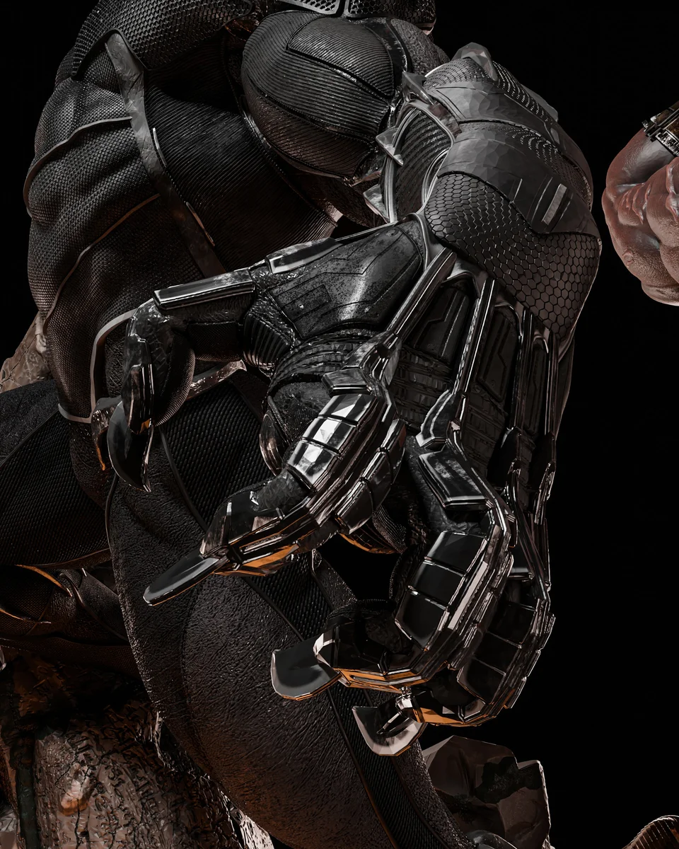 Black Panther | Fan Art | 3D Printed Resin Model Garage Kit | *Un-Painted* | ZEZ Studio 5