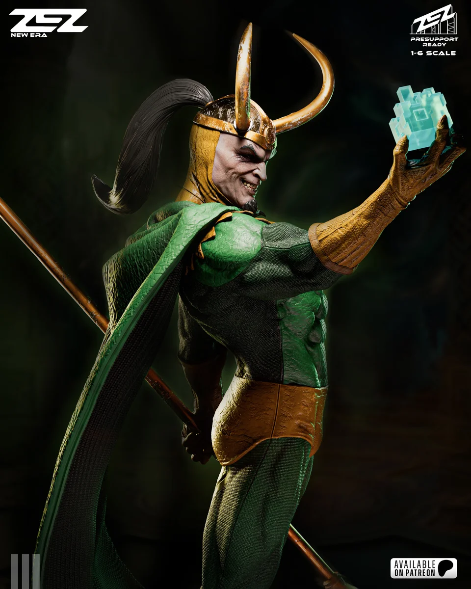 Loki Museum | Fan Art | 3D Printed Resin Model Garage Kit | *Un-Painted* | ZEZ Studio