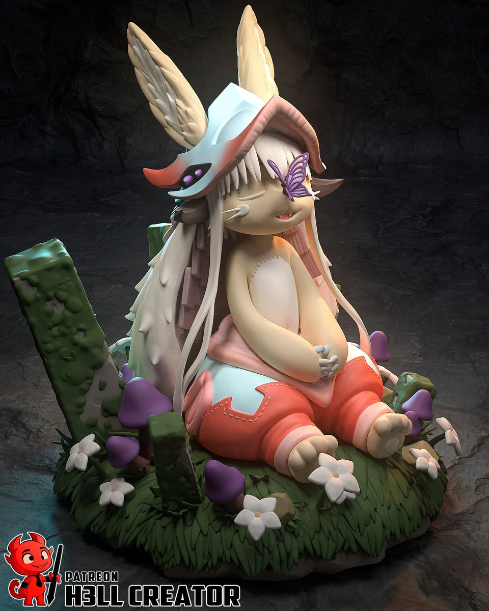 Nanachi | Fan Art | 3D Printed Resin Model Garage Kit | *Un-Painted* | H3LL Creator 3