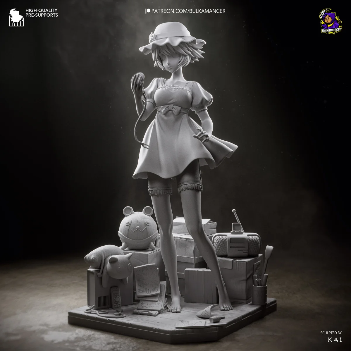 Mayuri Shiina | Fan Art | 3D Printed Resin Model Garage Kit | *Un-Painted* | Bulkamancer 8