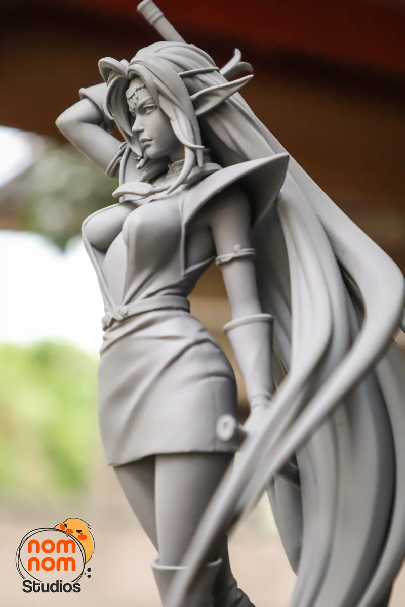 Pirotess | Fan Art | 3D Printed Resin Model Garage Kit | *Un-Painted* | Nomnom 12