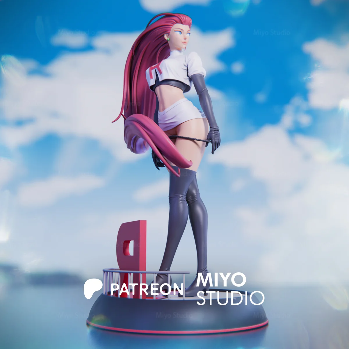 Jessie | Fan Art | 3D Printed Resin Model Garage Kit | *Un-Painted* | MiyoStudio 4