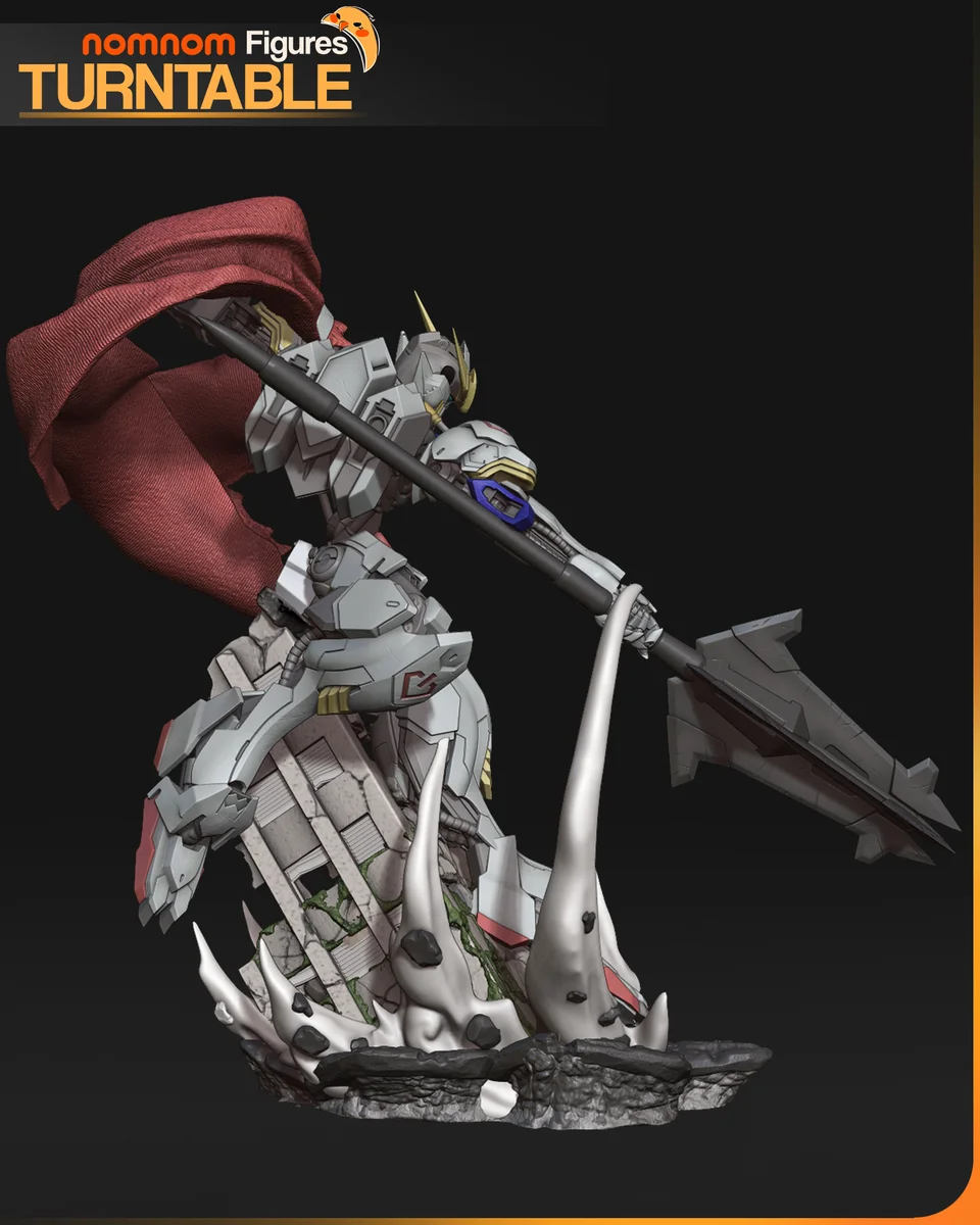 Barbatos | Fan Art | 3D Printed Resin Model Garage Kit | *Un-Painted* | Nomnom 7