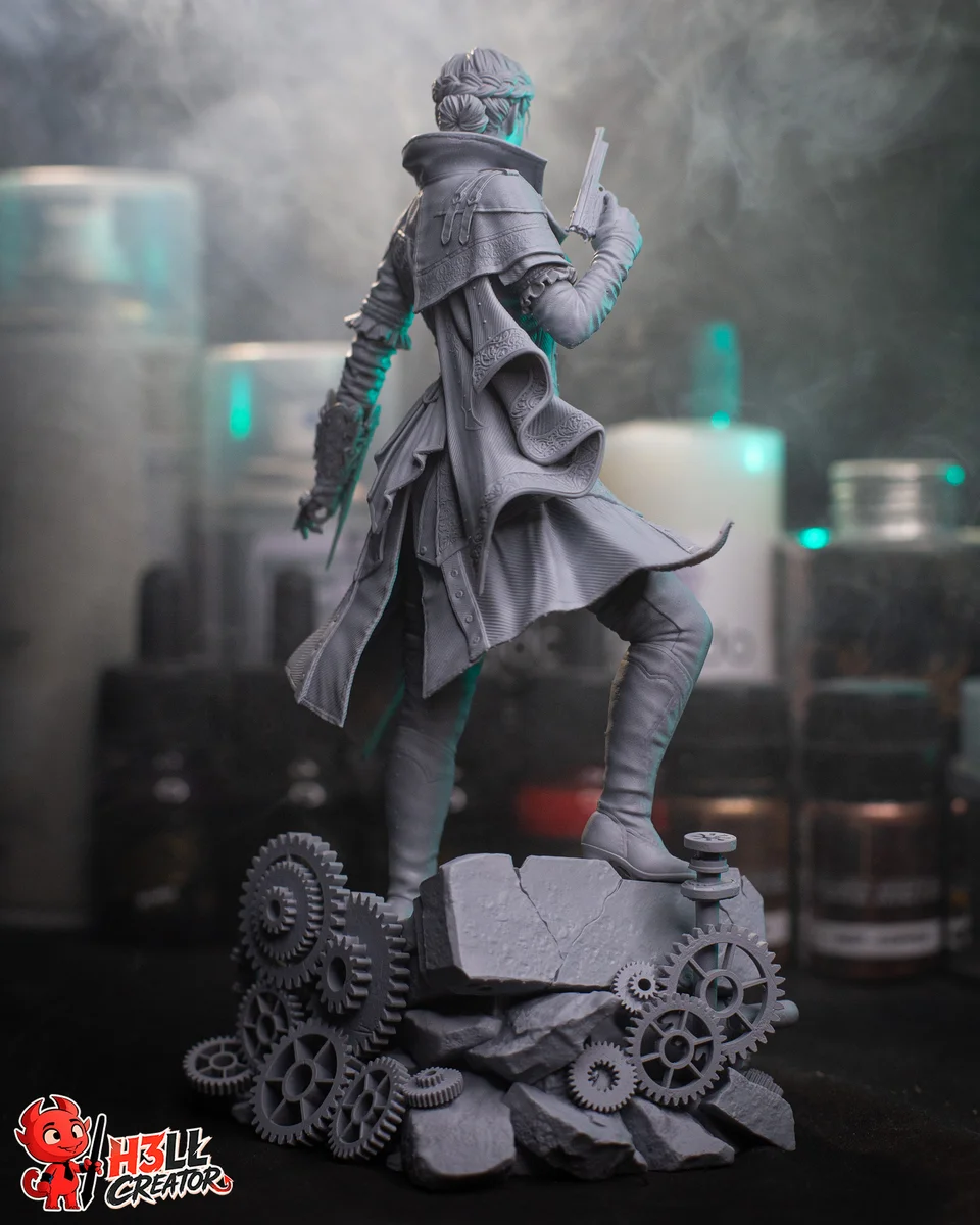 Evie Frye | Fan Art | 3D Printed Resin Model Garage Kit | *Un-Painted* | H3LL Creator 11