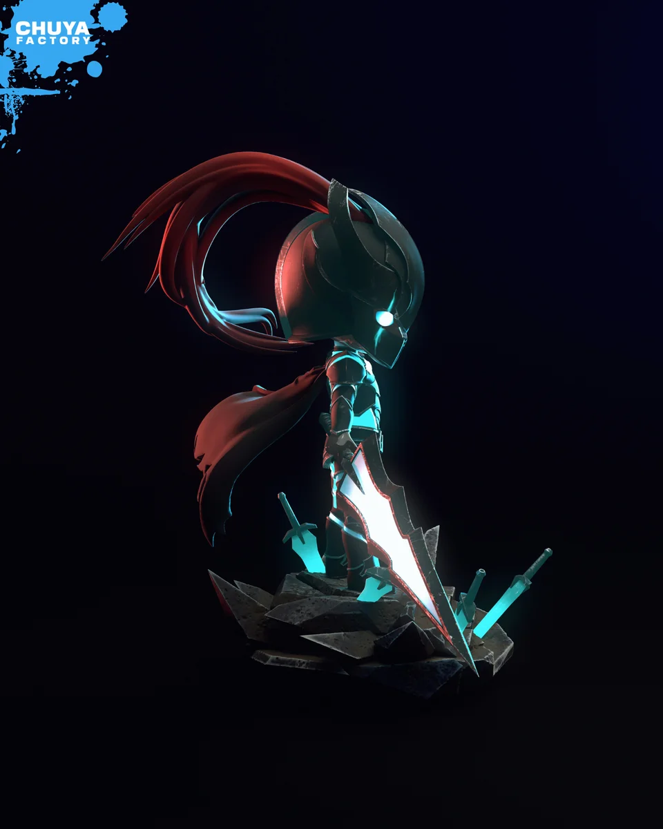 Chibi Igris | Fan Art | 3D Printed Resin Model Garage Kit | *Un-Painted* | Chuya Factory 4