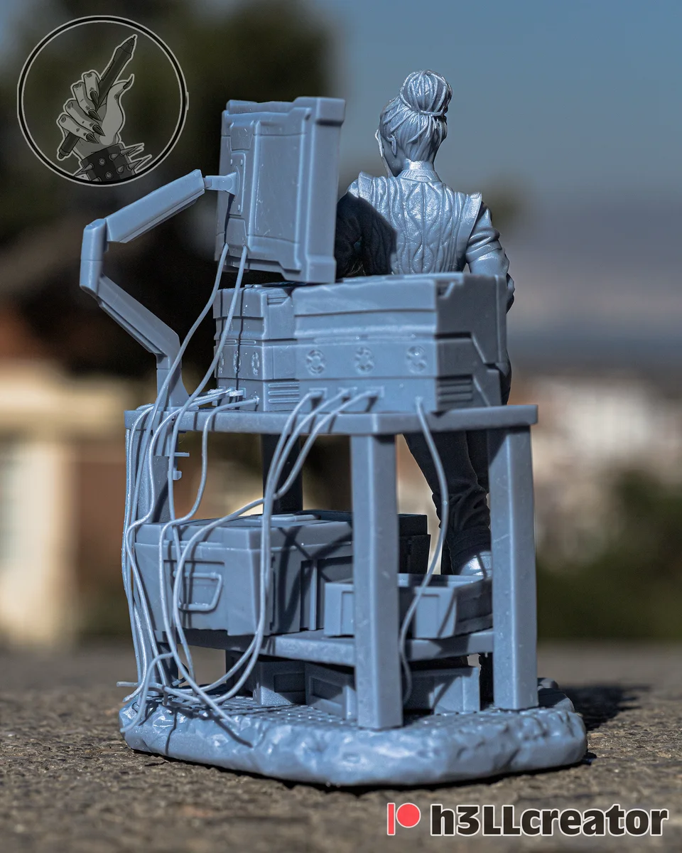 Panam Palmer | Fan Art | 3D Printed Resin Model Garage Kit | *Un-Painted* | H3LL Creator 6