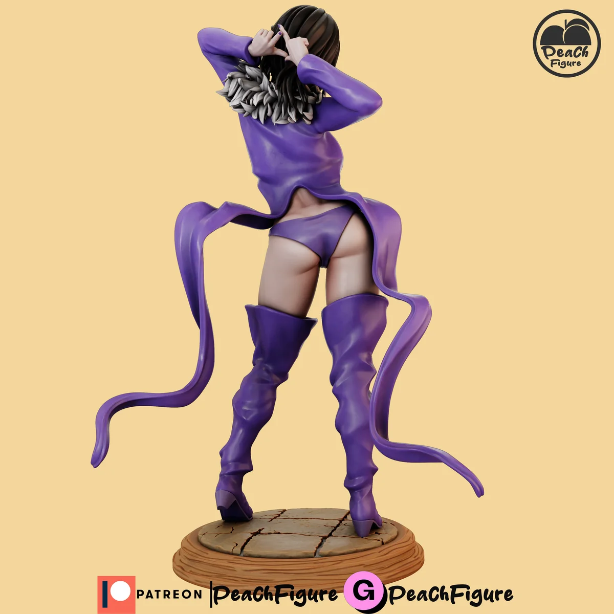 Merlin Nanatsu | Fan Art | 3D Printed Resin Model Garage Kit | *Un-Painted* | Peach Figure 5