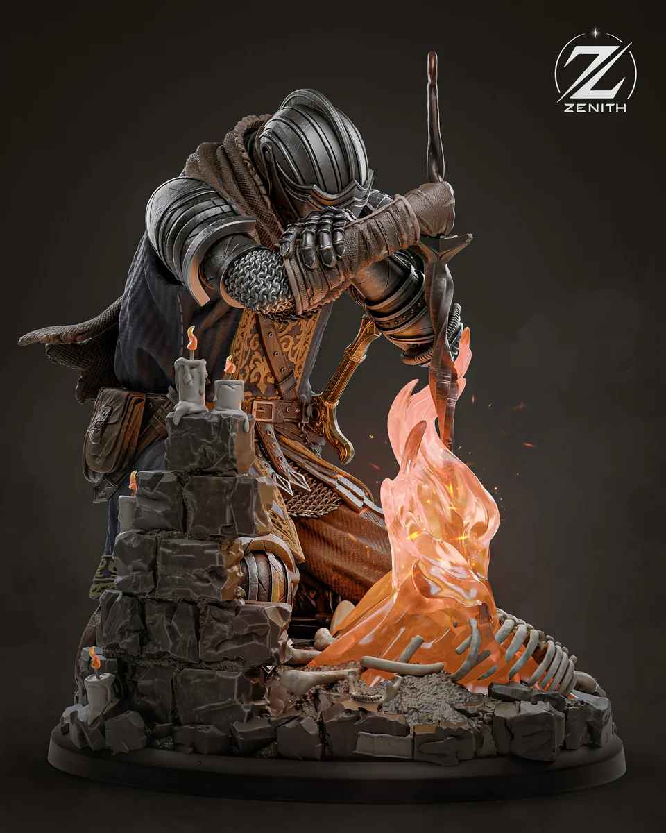 Dark Souls | Fan Art | 3D Printed Resin Model Garage Kit | *Un-Painted* | Zenith Studios 4