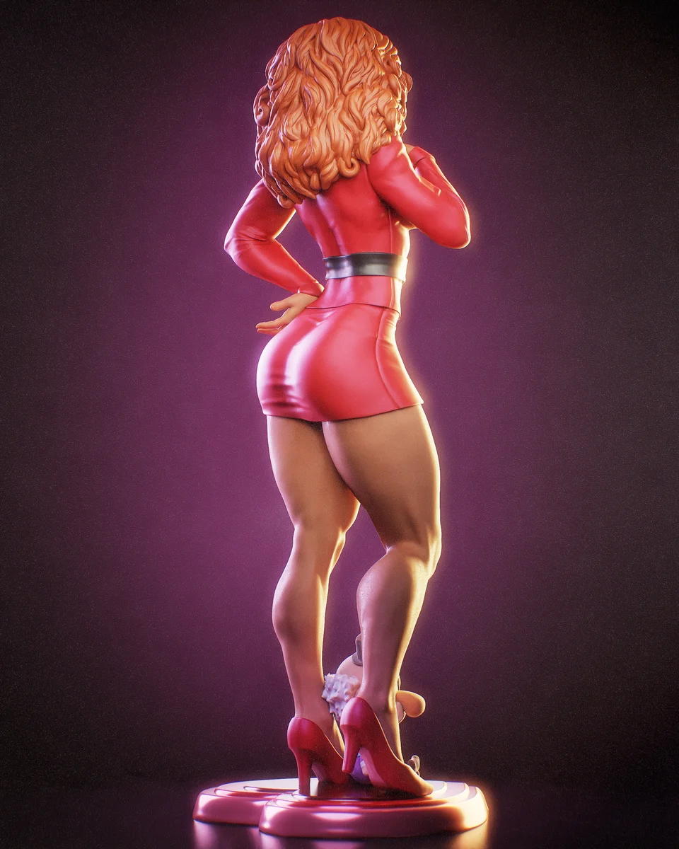 Ms Bellum | Fan Art | 3D Printed Resin Model Garage Kit | *Un-Painted* | Nympha3D 4