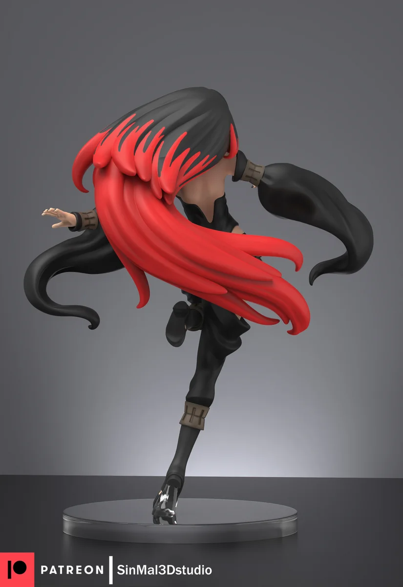 Raven | Fan Art | 3D Printed Resin Model Garage Kit | *Un-Painted* | Sin3Dstudio 7