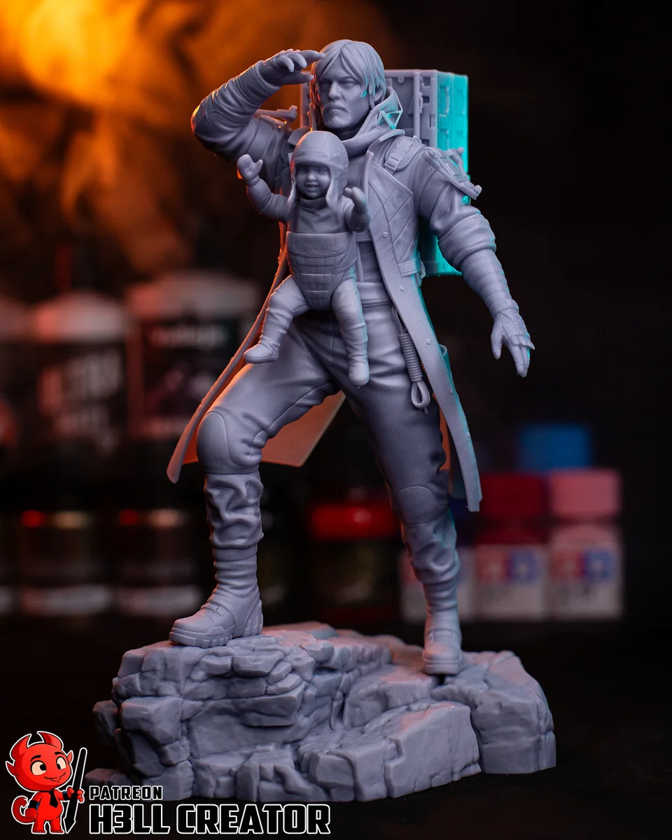 Sam Porter Bridges | Fan Art | 3D Printed Resin Model Garage Kit | *Un-Painted* | H3LL Creator 10