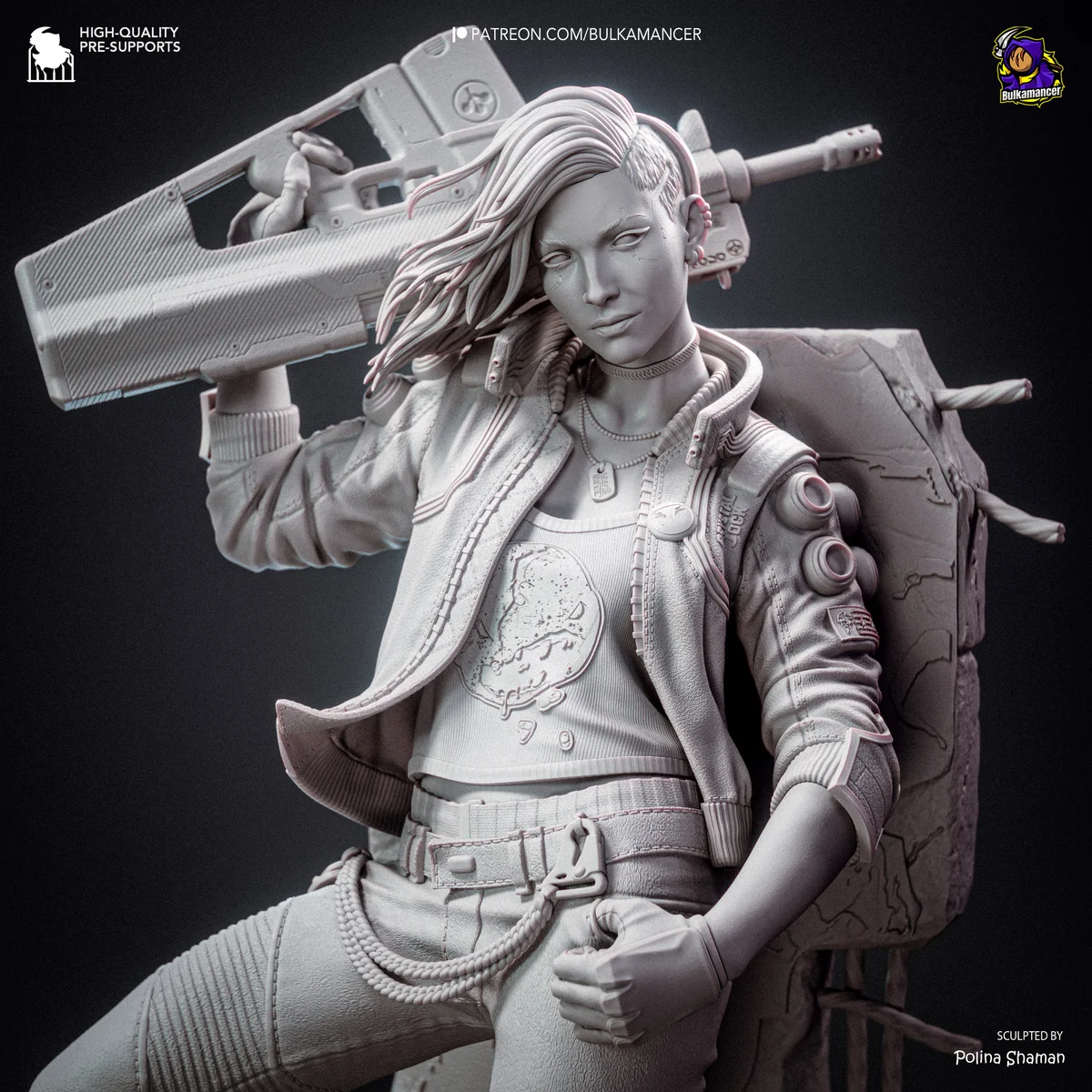 Valerie | Fan Art | 3D Printed Resin Model Garage Kit | *Un-Painted* | Bulkamancer 10
