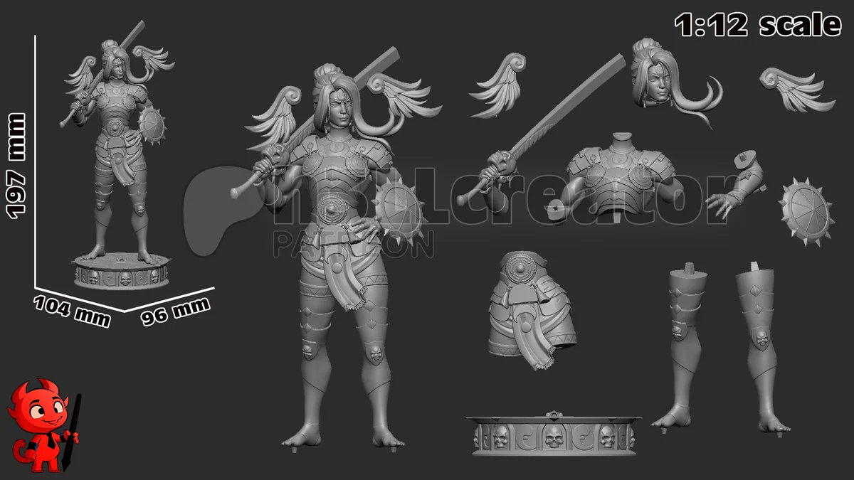 Nemesis | Fan Art | 3D Printed Resin Model Garage Kit | *Un-Painted* | H3LL Creator 9