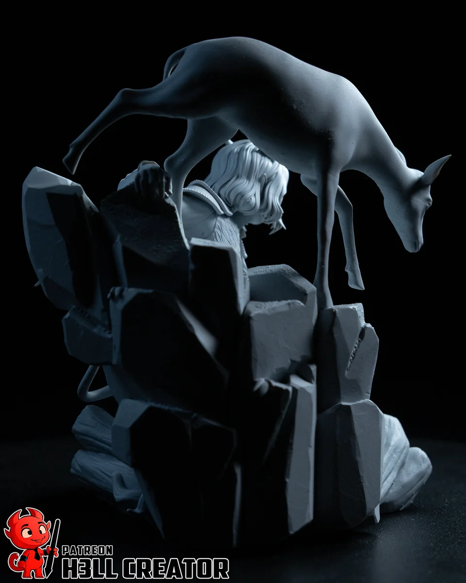 Doric | Fan Art | 3D Printed Resin Model Garage Kit | *Un-Painted* | H3LL Creator 12