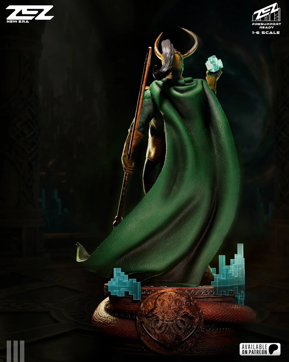 Loki Museum | Fan Art | 3D Printed Resin Model Garage Kit | *Un-Painted* | ZEZ Studio 4