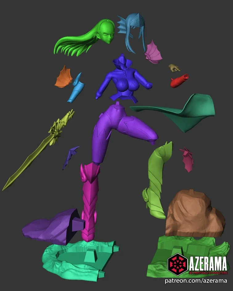 Sea Empress | Fan Art | 3D Printed Resin Model Garage Kit | *Un-Painted* | Azerama 4
