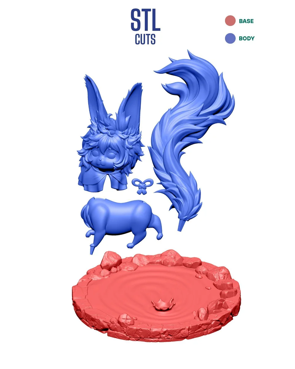 Chibi Fou | Fan Art | 3D Printed Resin Model Garage Kit | *Un-Painted* | Chuya Factory 10