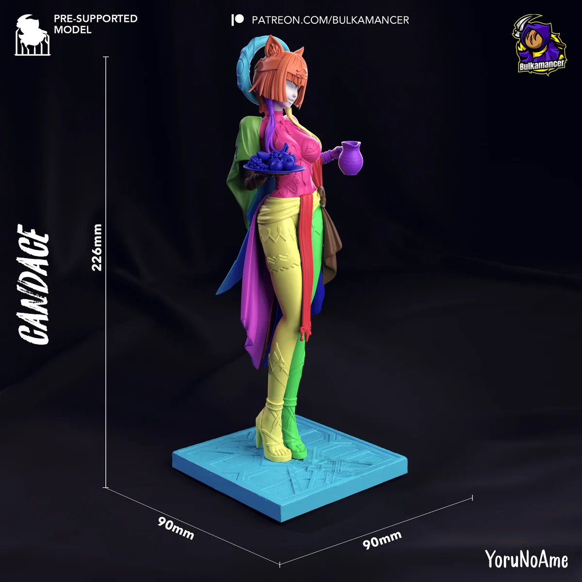 Candace | Fan Art | 3D Printed Resin Model Garage Kit | *Un-Painted* | Bulkamancer 6