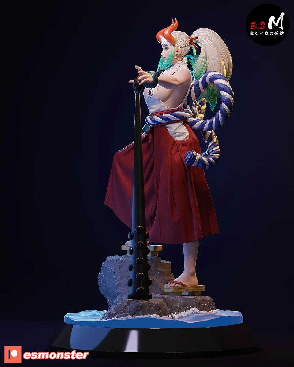 Yamato | Fan Art | 3D Printed Resin Model Garage Kit | *Un-Painted* | ES Monster 3