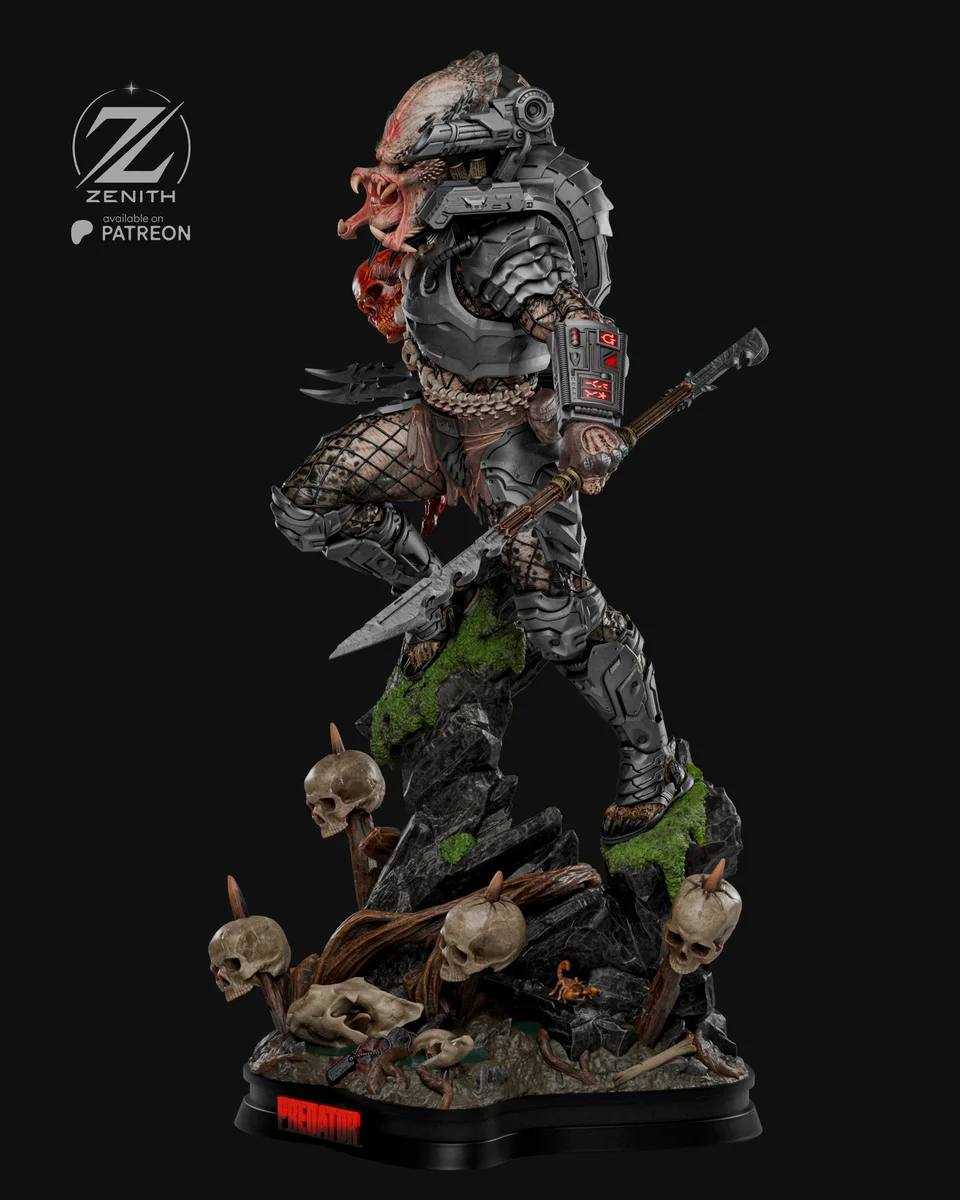 Predator | Fan Art | 3D Printed Resin Model Garage Kit | *Un-Painted* | Zenith Studios 13