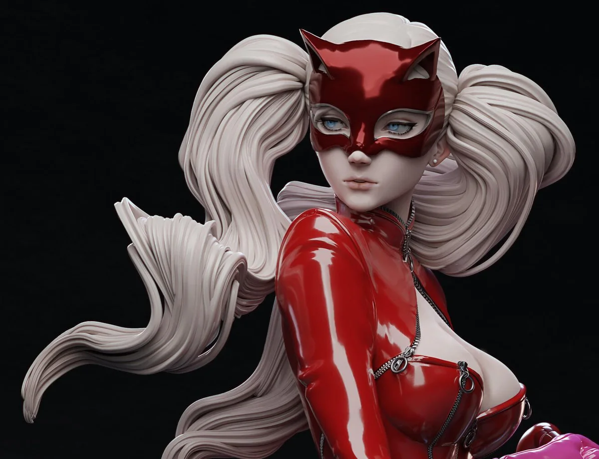 Ann Takamaki | Fan Art | 3D Printed Resin Model Garage Kit | *Un-Painted* | Nympha3D 4