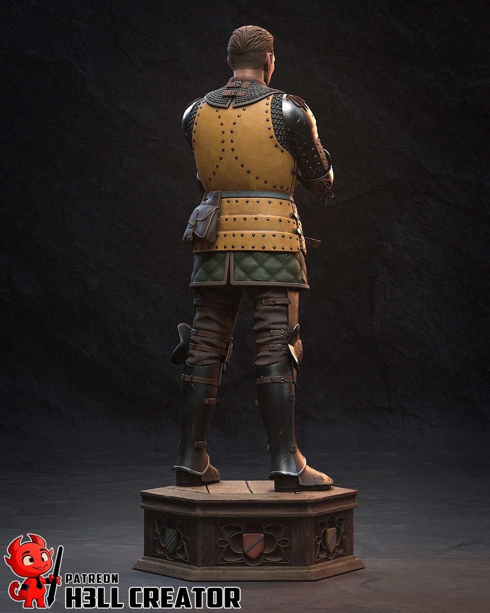 Henry of Skalitz | Fan Art | 3D Printed Resin Model Garage Kit | *Un-Painted* | H3LL Creator 8