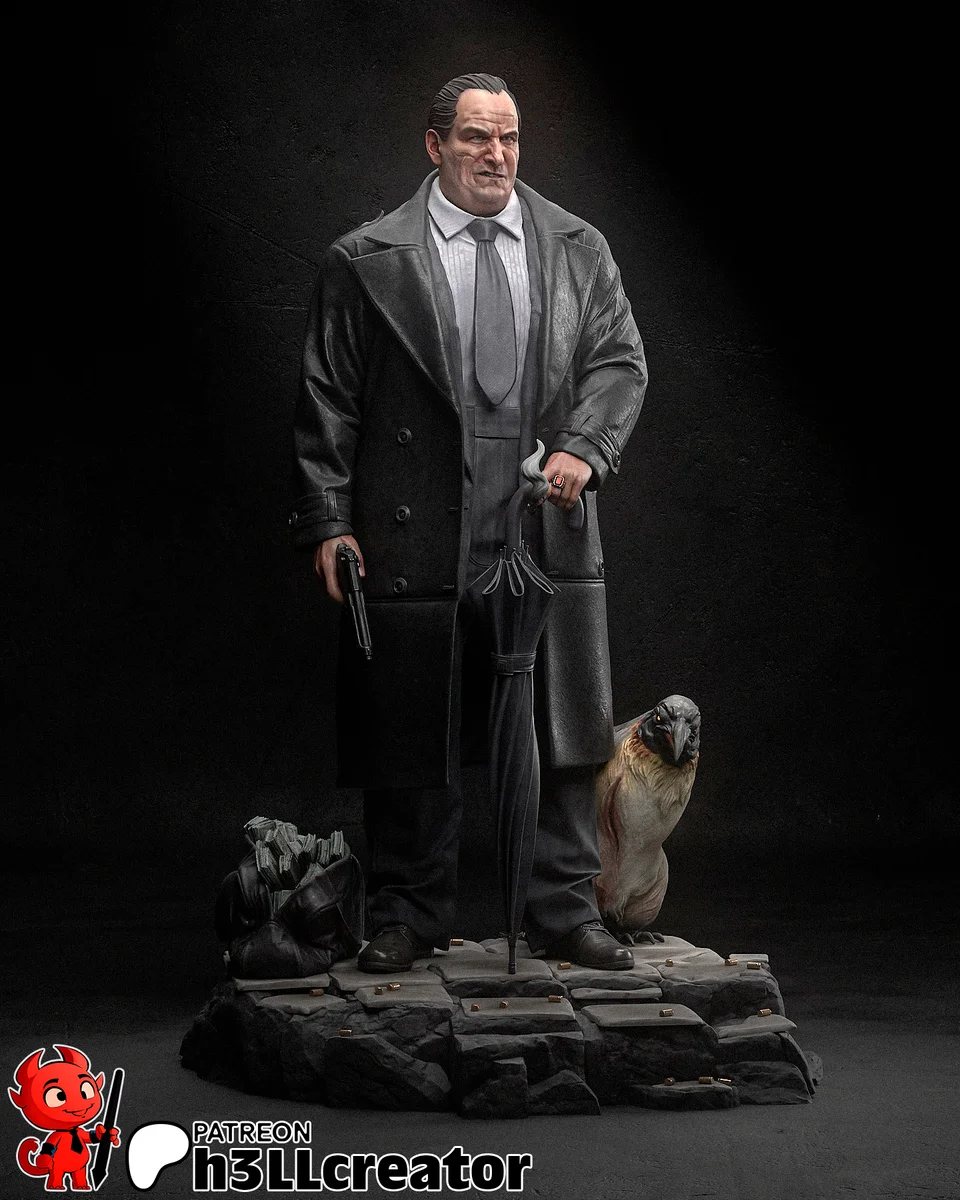 Oswald "Oz" Cobb | Fan Art | 3D Printed Resin Model Garage Kit | *Un-Painted* | H3LL Creator 8