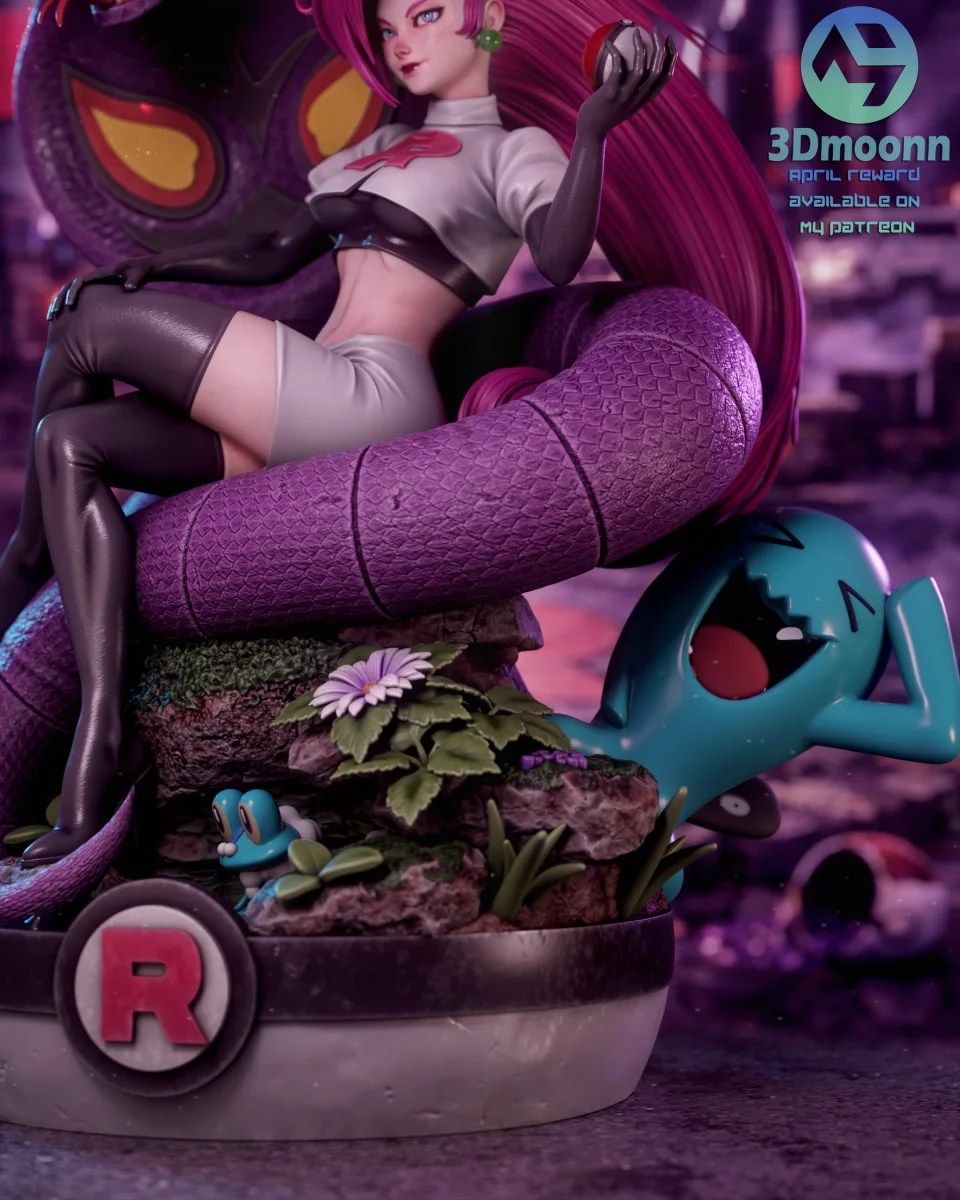 Jessie | Fan Art | 3D Printed Resin Model Garage Kit | *Un-Painted* | 3DMoonn 5
