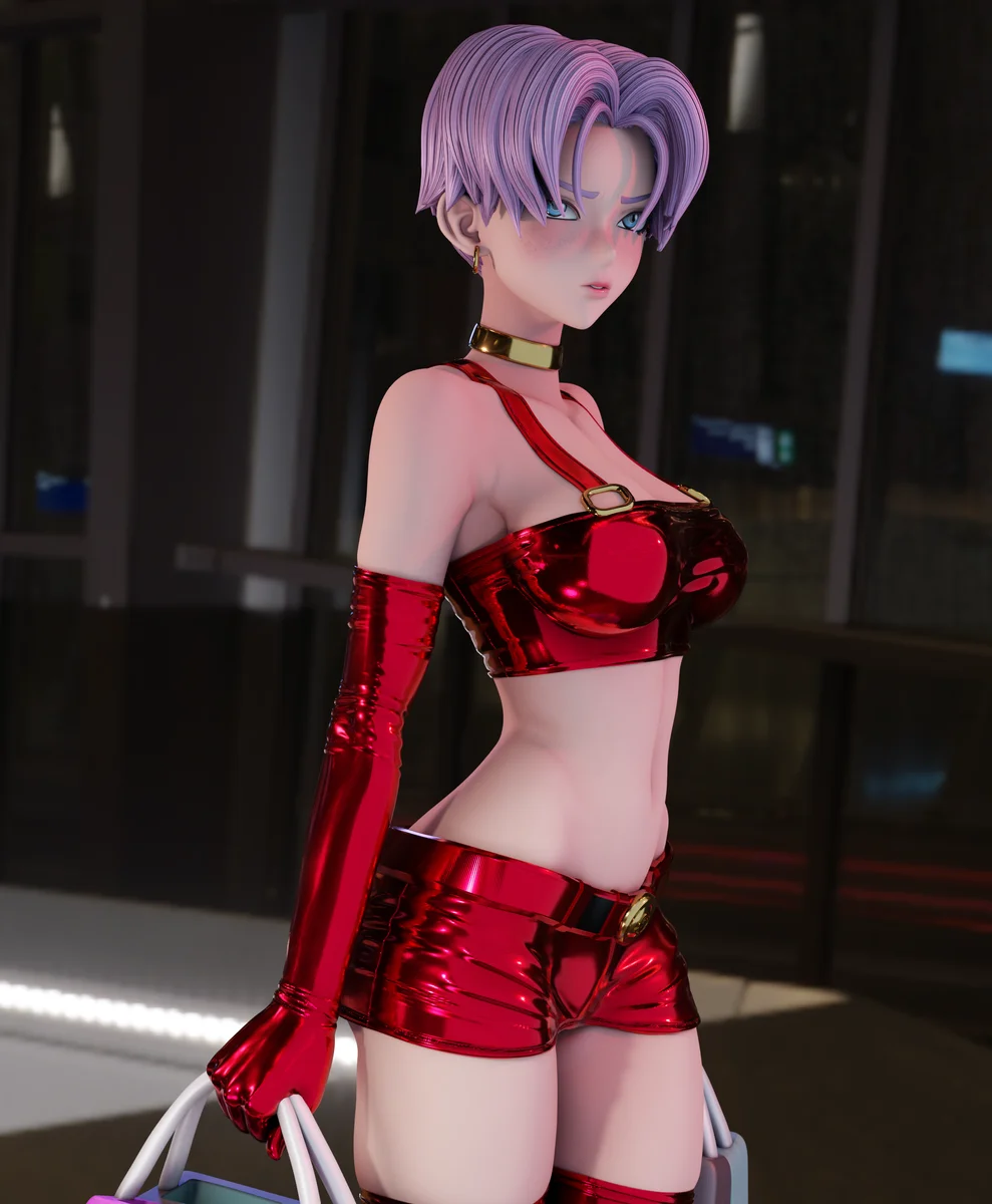 Trunks Girl | Fan Art | 3D Printed Resin Model Garage Kit | *Un-Painted* | Momoji 7