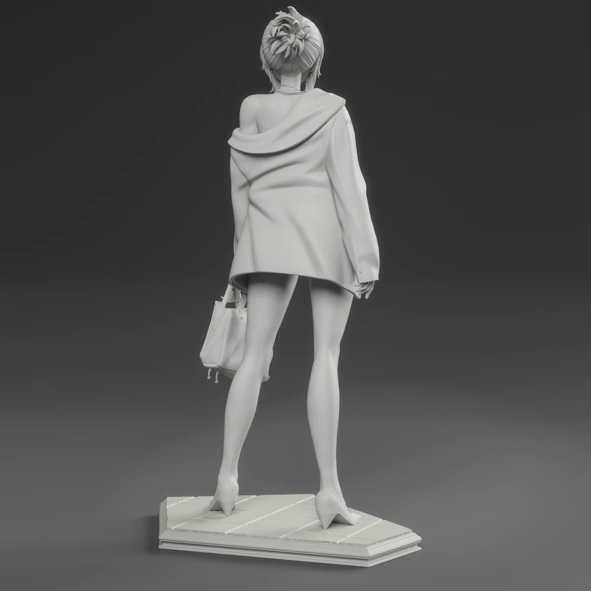 Grave | Fan Art | 3D Printed Resin Model Garage Kit | *Un-Painted* | Inari Figure 11