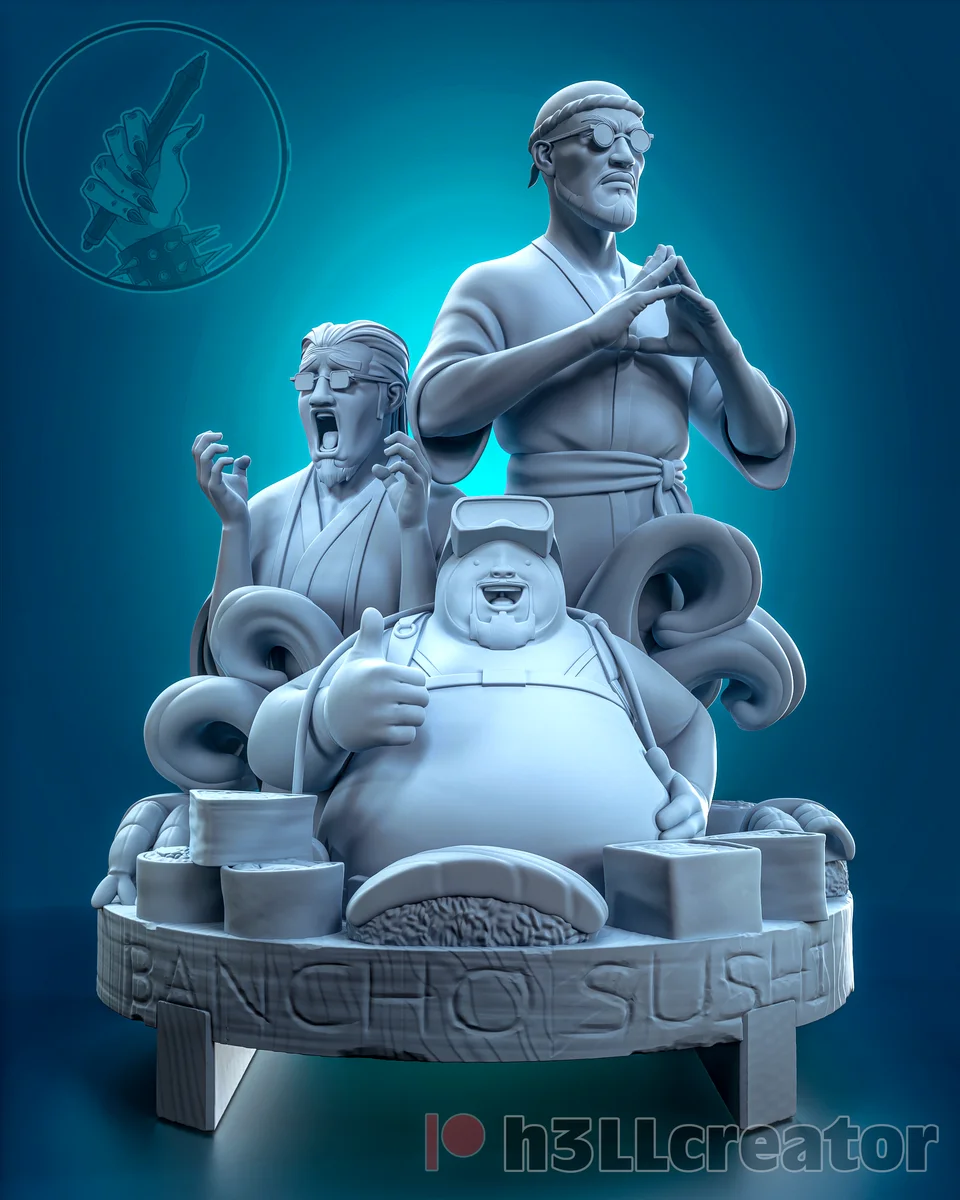 Dave the Diver | Fan Art | 3D Printed Resin Model Garage Kit | *Un-Painted* | H3LL Creator 3