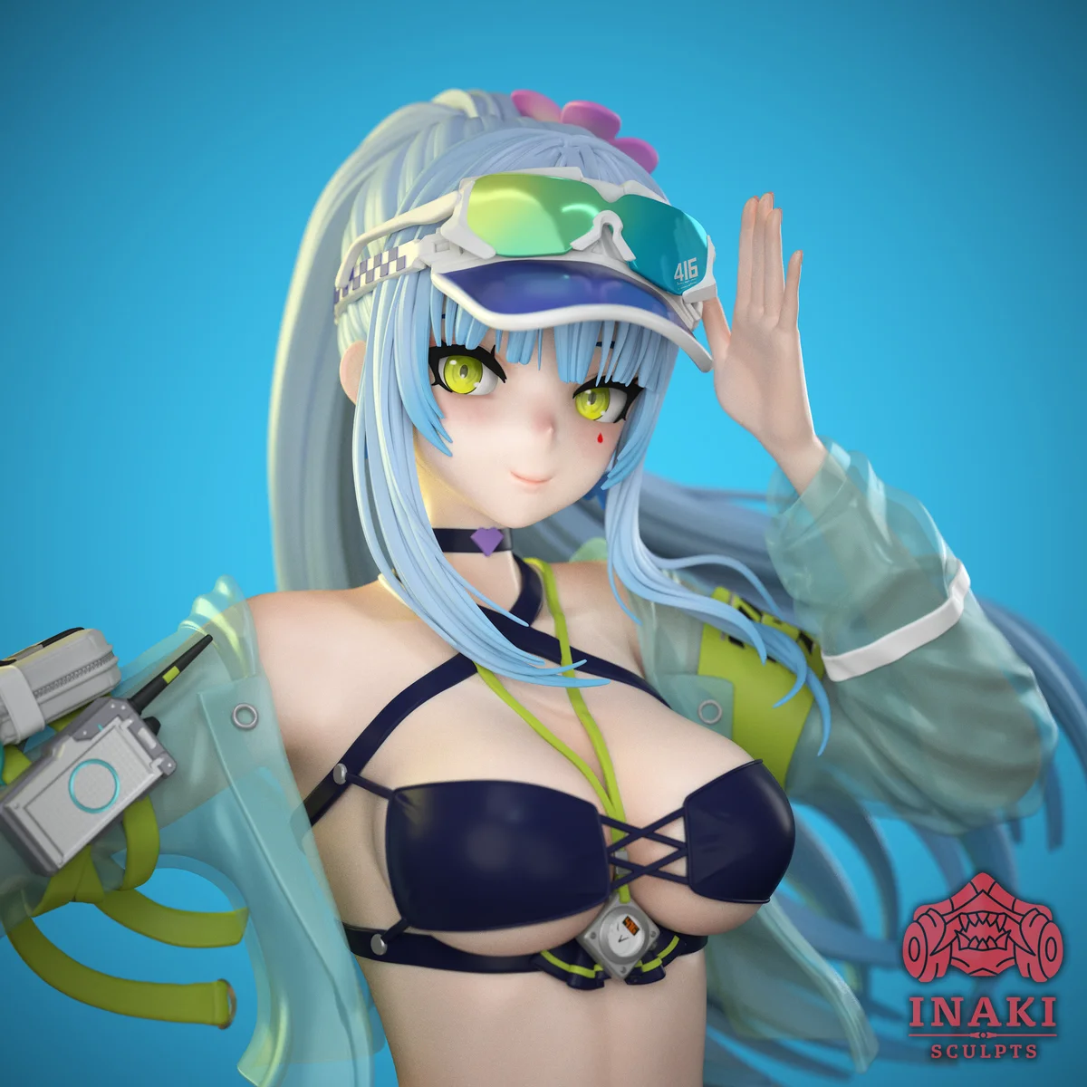 Klukai | Fan Art | 3D Printed Resin Model Garage Kit | *Un-Painted* | Inaki Sculpts