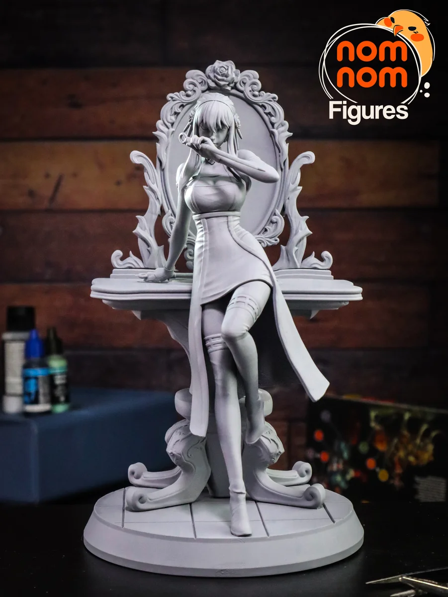 Yor Forger | Fan Art | 3D Printed Resin Model Garage Kit | *Un-Painted* | Nomnom 8